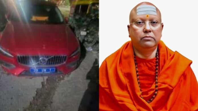 delhi-baba-sexual-harassment-fake-diplomatic-car-2025